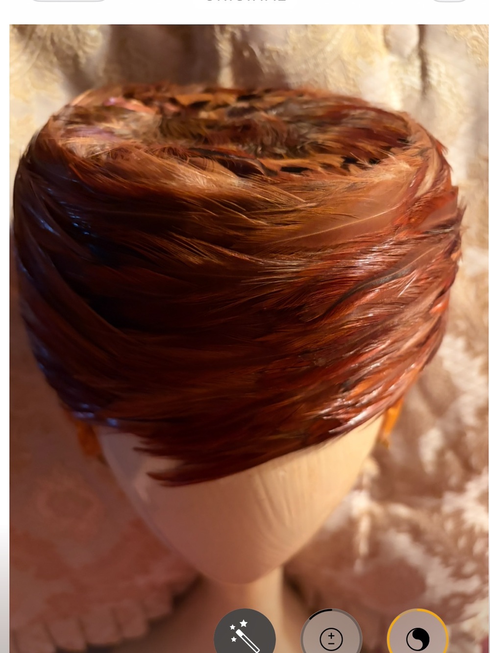 Vintage Pheasant Feather Amazing Hat
